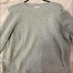 Grey knit sweater